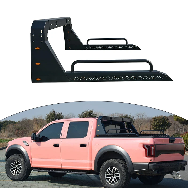 Premium Universal Pickup Roll Bar Exterior Accessories Fit Silverado 1500 2007-2020 Ram 1500 Sierra 1500