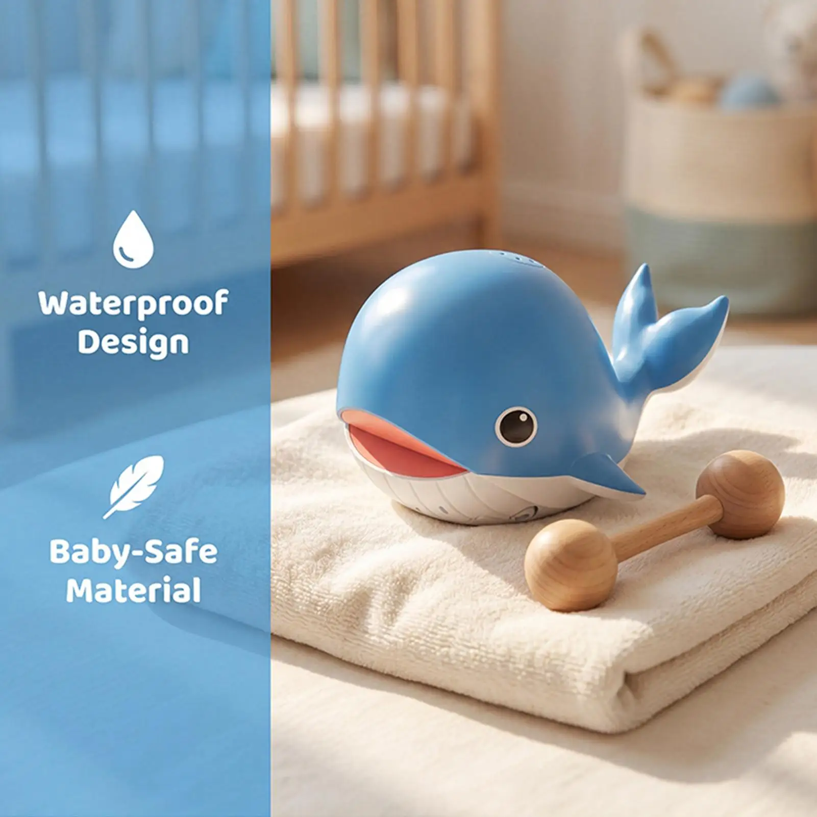 Light Up Bath Toys Cute Fun Light Up Sensor-Activated Sprinkler Whale Bath Toy Sprinkler For Pool Garden Activity Party Indoor