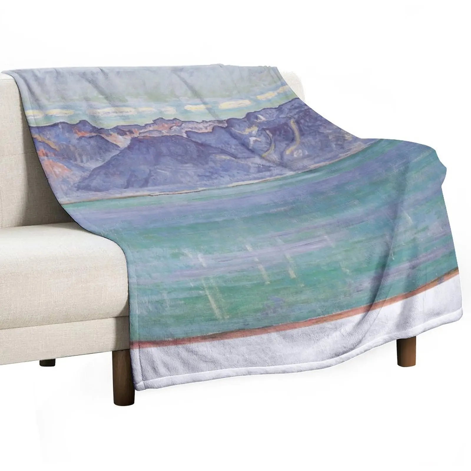 

Ferdinand Hodler Throw Blanket warm winter Flannels Soft Tourist Blankets