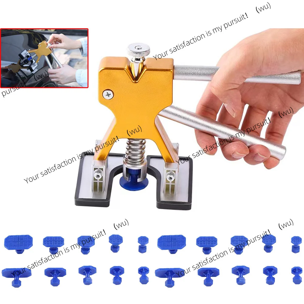 Car Body Sheet Metal Paintless Dent Plastic Puller Kit Auto Hail Pit Removal Repair Tools Car Workshop Multiple Size Suction Cup