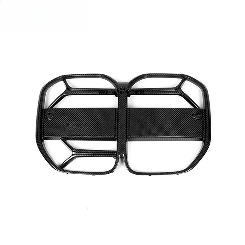 

CSL Style Dry Carbon Fiber Grill With ACC Mesh Center Front Bumper Grille for G22 G23 2021+ 430i 440i