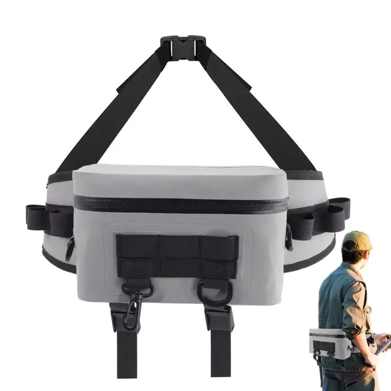 

Fly Fishing Bag Fishing Storage Waist Bag Saltwater And Freshwater Tackle Shoulder Bag For Hiking Camping And Outdoors