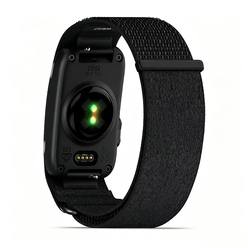 Atmungsaktives Nylon-Bizepsband Armband für Garmin CIRQA Smart Band, Verstellbares Sport-Armband für Garmin CIRQA Smart Band – Detail 4