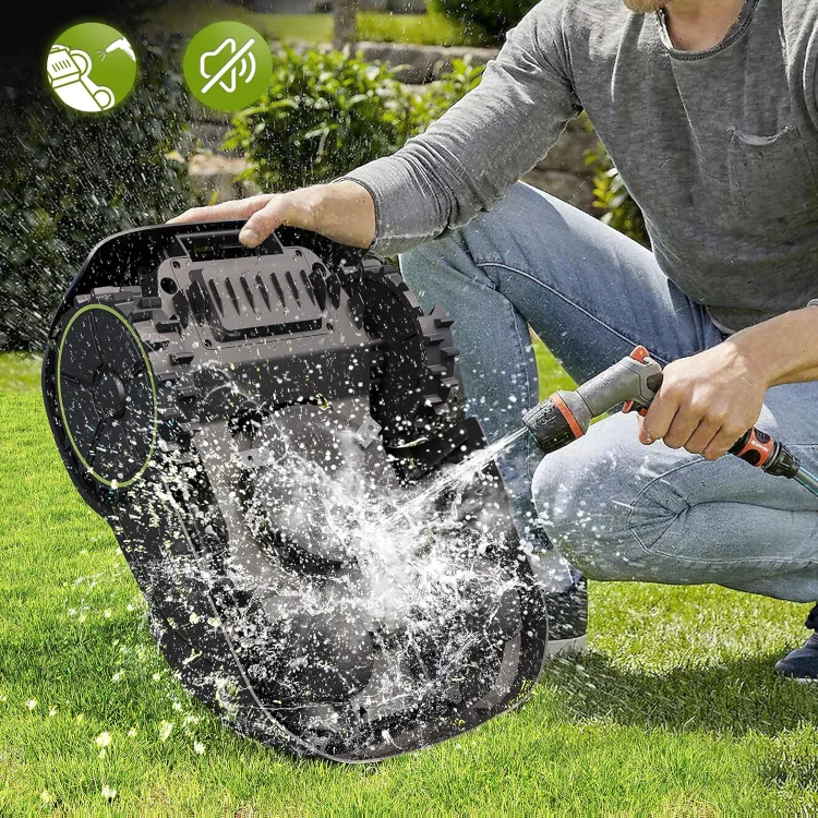 2024 New Smart Electric Household Robotic Lawn Mower High Efficiency Portable Self-Propelled Blades Industrial Garden Yard DIY