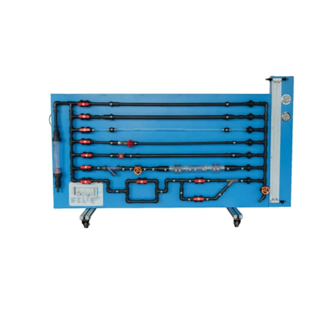 Friction Loss in Pipe Apparatus Didactic Education Equipment for School Lab Fluid Mechanics Experiment Equipment