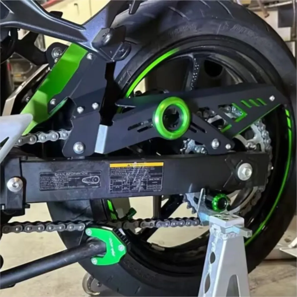 

Z 500 Ninja500 SE 2024 2025 For Kawasaki Z500 Ninja 500 Rear Fender Extender Mudguard Splash Guard Sprocket Chain Guard Cover