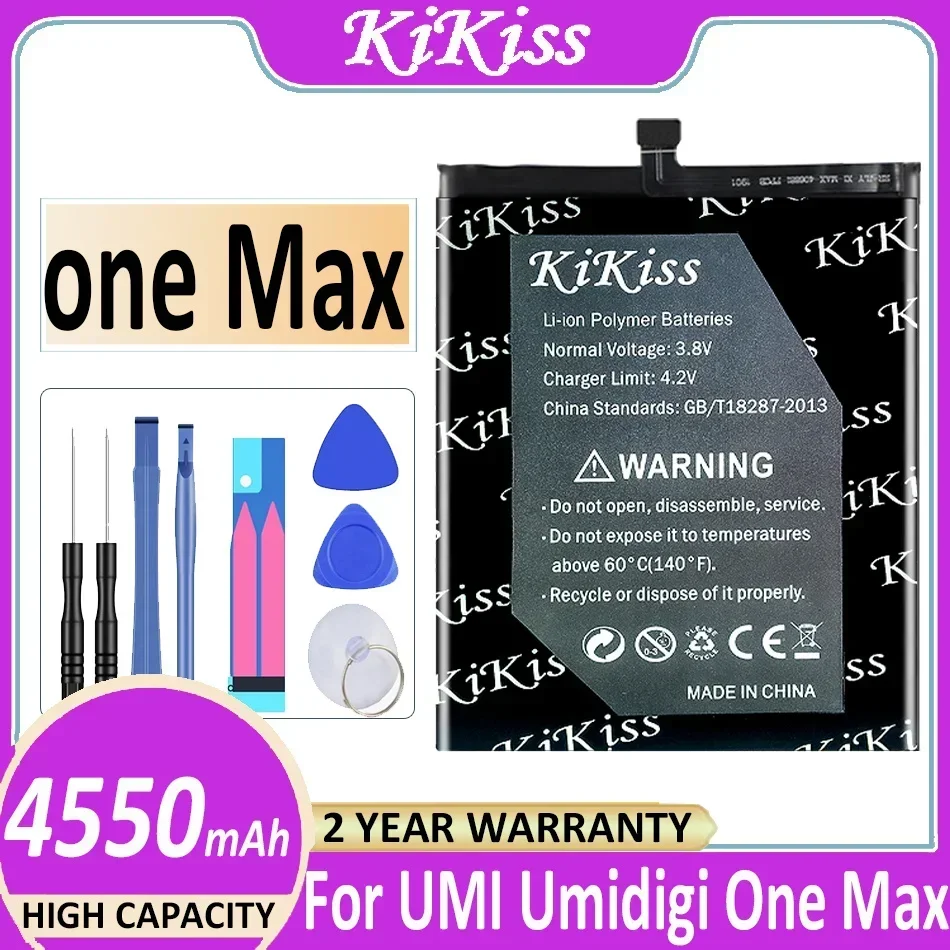 

KiKiss Battery 4550mAh For UMI Umidigi One Max OneMax Bateria