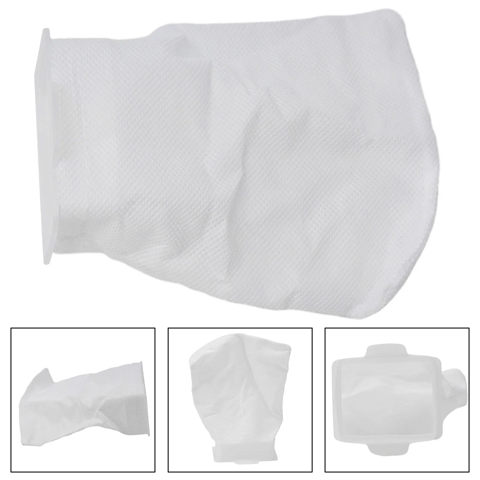 Мешки для пыли Моющийся мешок для пыли Белый 166084-9 Нетканый + пластиковый мешок для пыли Экономичный Совершенно новый Практичный Моющийся