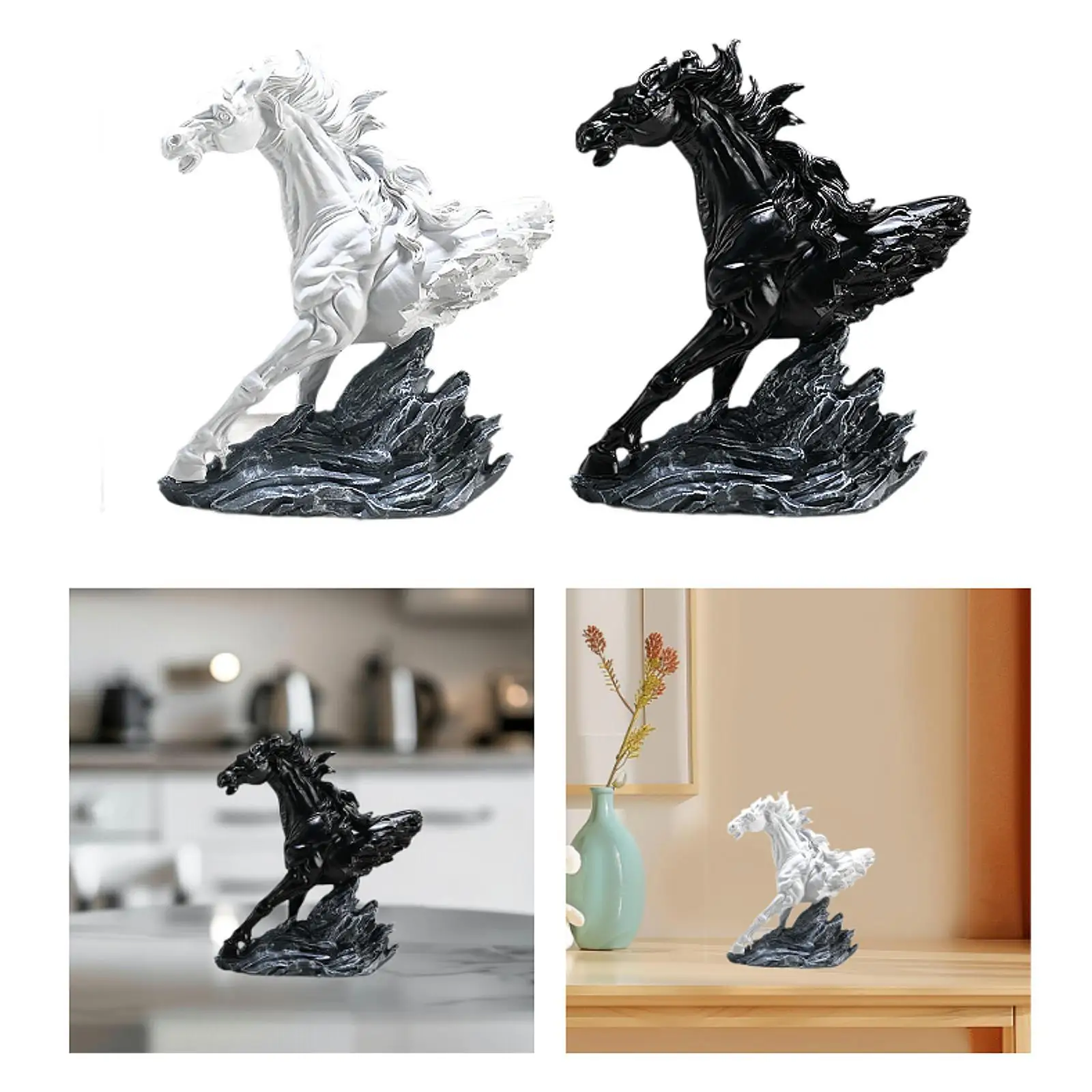

Galloping Horse Скульптура Фигурка лошади для ресторана и книжной полки