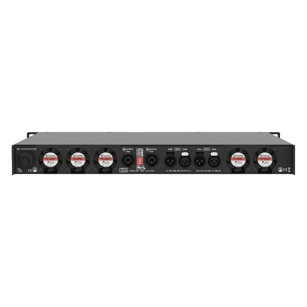 2 Channel 4000 Watts Dj Equipment Audio Sound Equipment  High Power Amplifier 1U d Class Professional Amplifier