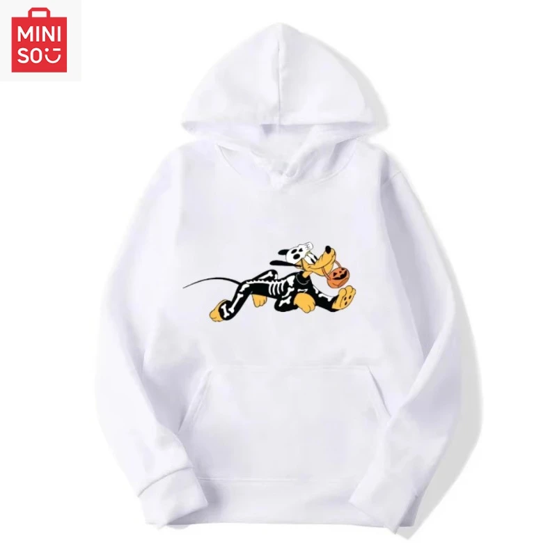 

Disney Halloween Limited Print Hooded Sweater High Quality Men's and Women's Comfortable Casual Sports Long-sleeved Top