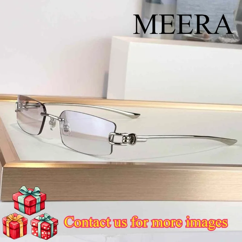 

Korea Designer Fashion GM Frameless Rectangle Sunglasses Men GAMOT Driving Luxury Square SunEyewear Goggles Shades UV400 Square