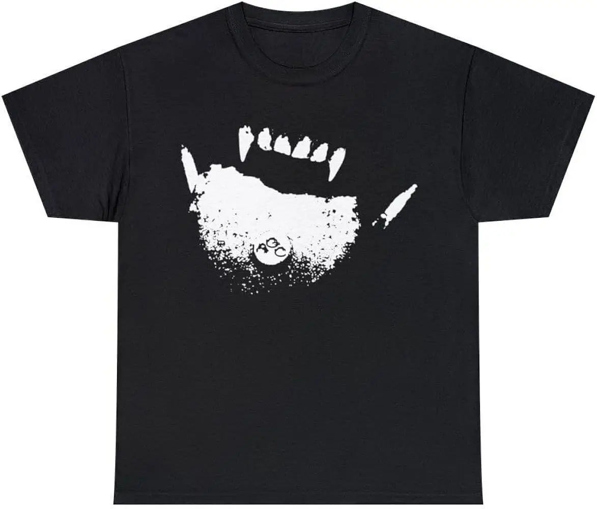 تي شيرت مطبوع مضحك على شكل جمجمة Y2k من القطن الخالص بأكمام قصيرة فضفاض ومريح من القطن الخالص للرجال والنساء