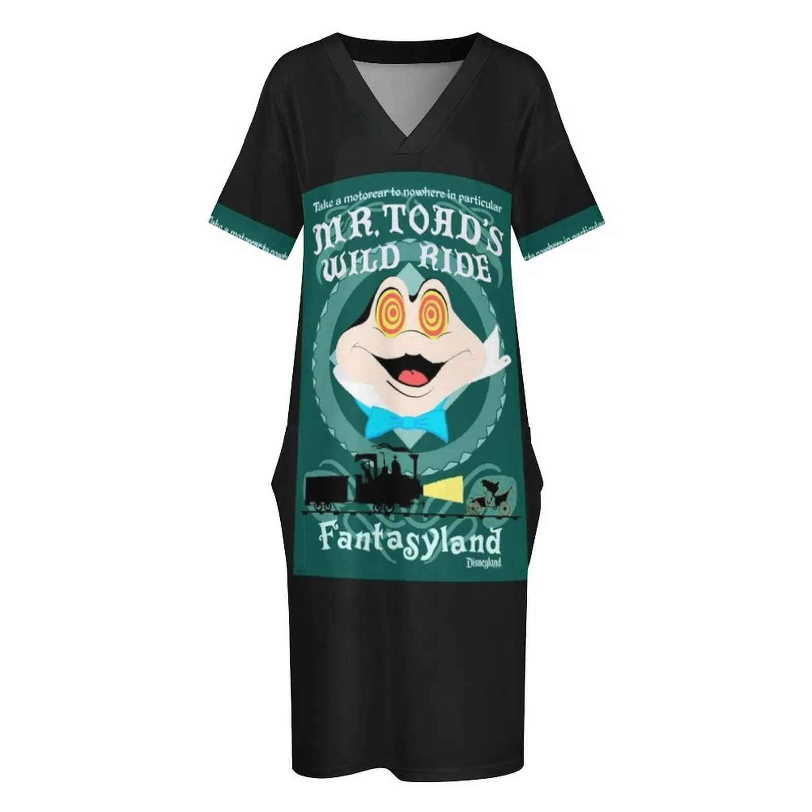 Toad & x27;s Wild Ride Camiseta clássica com bolso solto, vestidos para mulheres, vestido de verão 2025