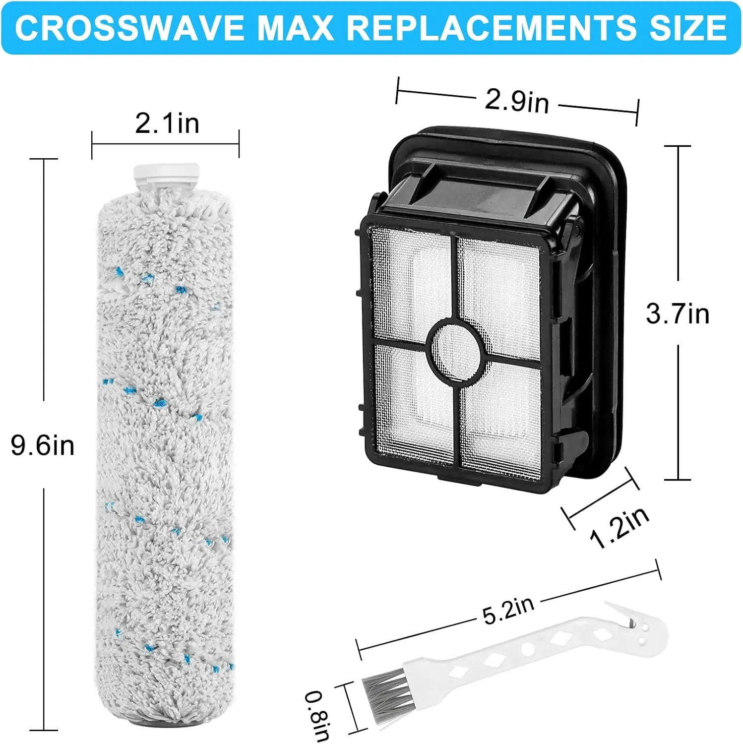 Ersatzteile für Bissell CrossWave Cordless Max 2554 2554A 2590 2593 2596 2597 HydroSteam Plus Serie 3515 35151 3513 3518