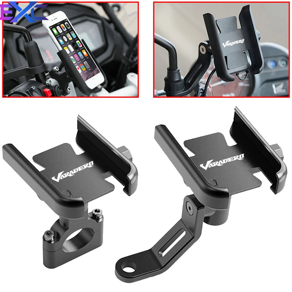 

For Honda VARADERO XL 1000 XL1000 2021 2022 2023 Motorcycle Aluminum Bicycle Mobile Phone Holder Handlebar GPS Stand Bracket
