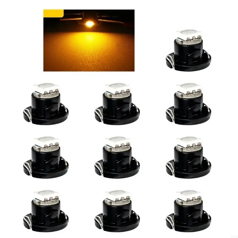 

2025 New 10Pcs Energy Efficient LED Light Bulb Vehicle Dashboard Light 4.2 4.7