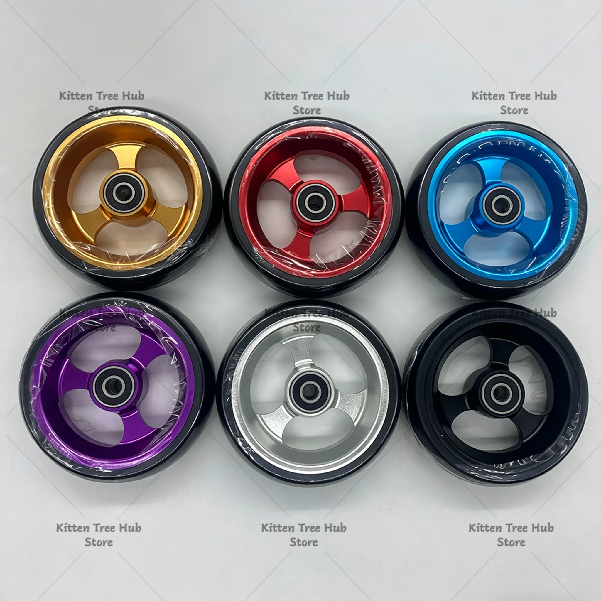 4 Inch 5 Inch Aluminum Alloy Front Wheel Casters High Speed Wear Resistant Sports Wheelchair Replacement Accessories