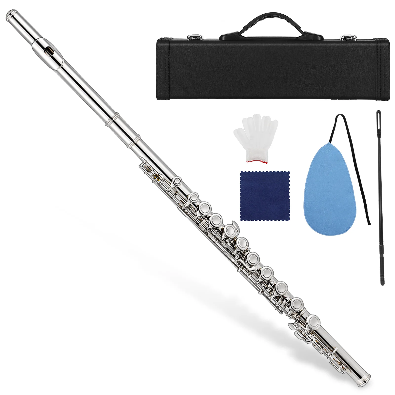 

Flute for Beginners Instrument Music Brass Concert Flutes Student 's Musical Beginner's