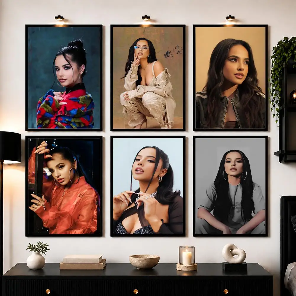 B-Becky G Poster Modern Wall Art Sticker For Living Room Bedroom Bar Home Decor Mural Painting Decoration