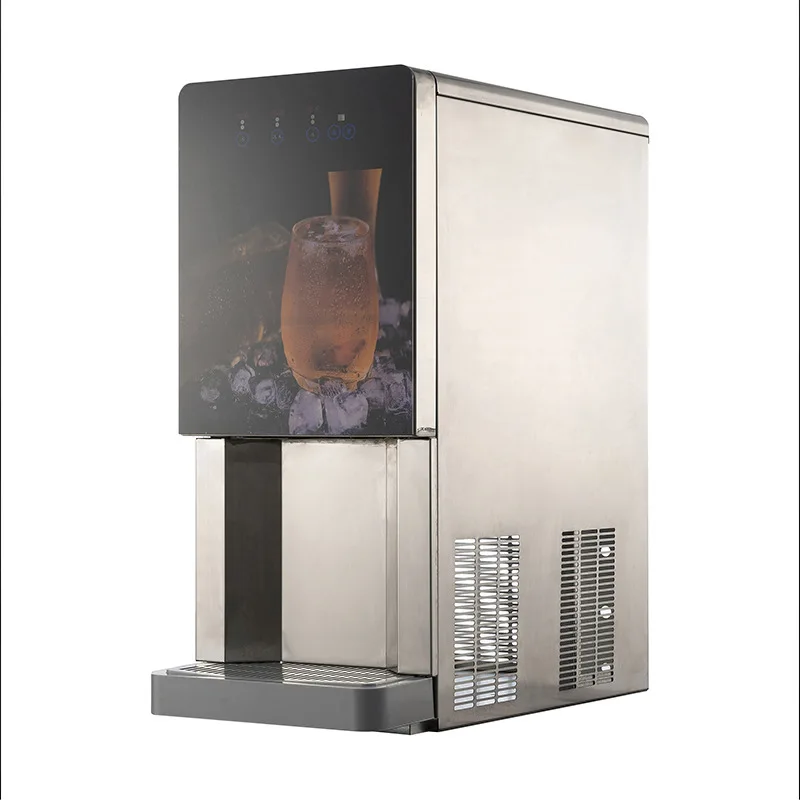 

Ore automatic ice making machine 120kg desktop multi-function ice making and drinking water machine