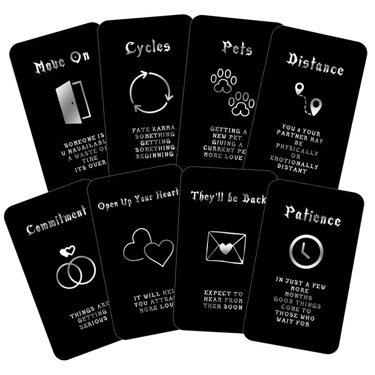 40/54 Sheets Tarot Set,Perfect Tarot Deck for Beginners,Tarot Fortune-telling Game Cards,Twin Flame Tarot Cards with Meaning