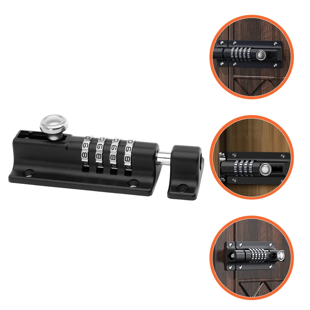 Portable Deadbolt Locking Door Code, Alloy Locks, Keyless Passcode, aço inoxidável, zinco, combinação