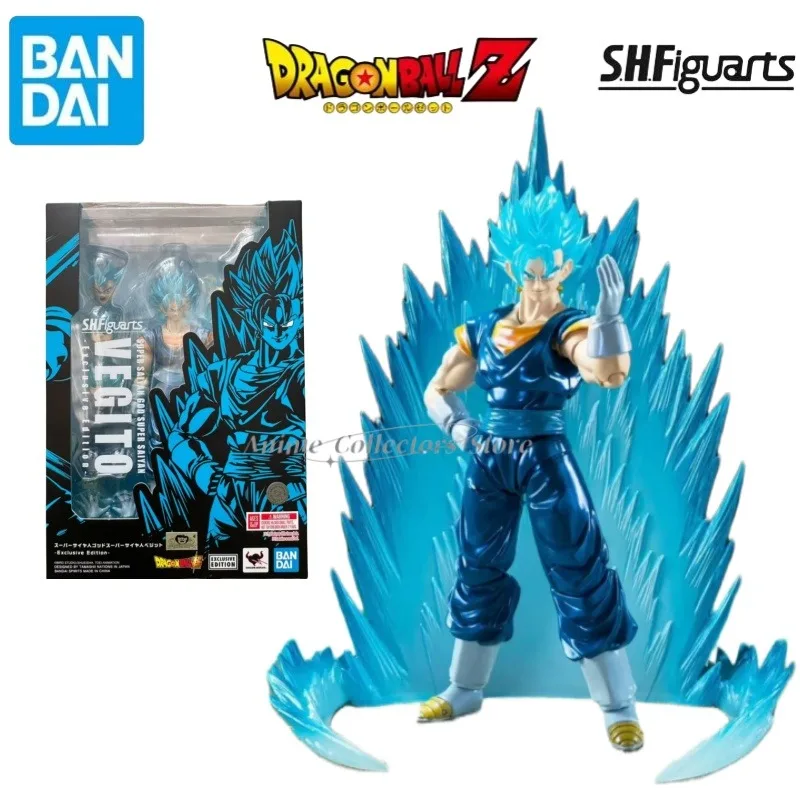 100 % Original Bandai S.H.Figuarts Super Saiyajin Gott Super Saiyajin Vegito Exklusive NYCC 2024 SHF Vegito Actionfigur Modellspielzeug