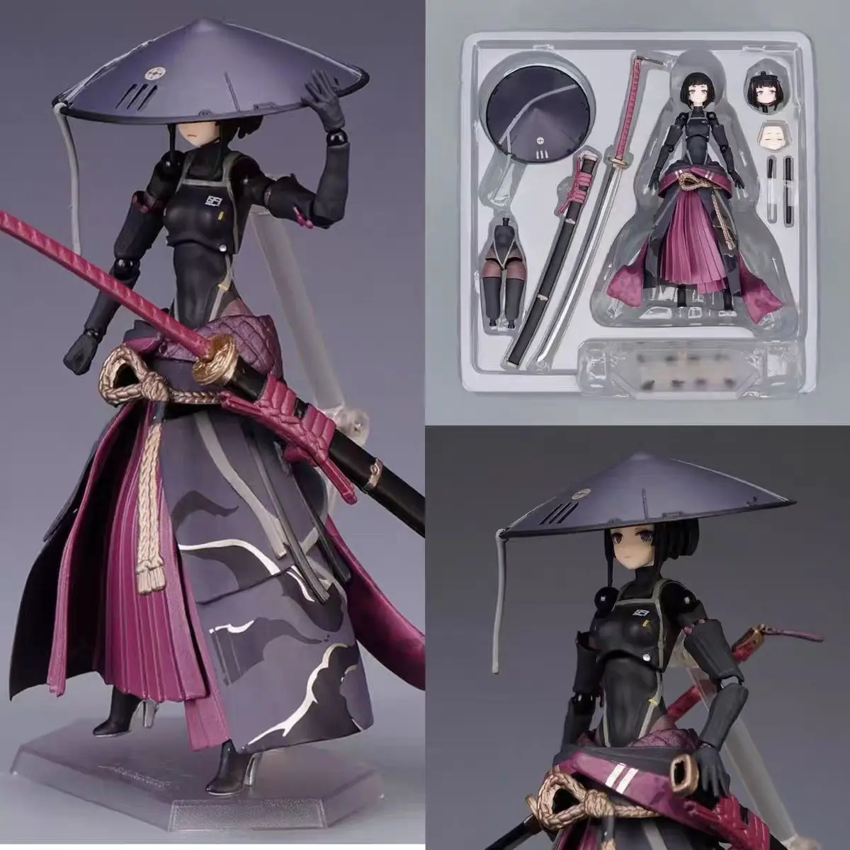 

15cm Figma 549 Figures Dungeon & Fighter Action Figure Sexy Machine Girl Ronin Falslander Ornaments Desktop Display Gift Toys