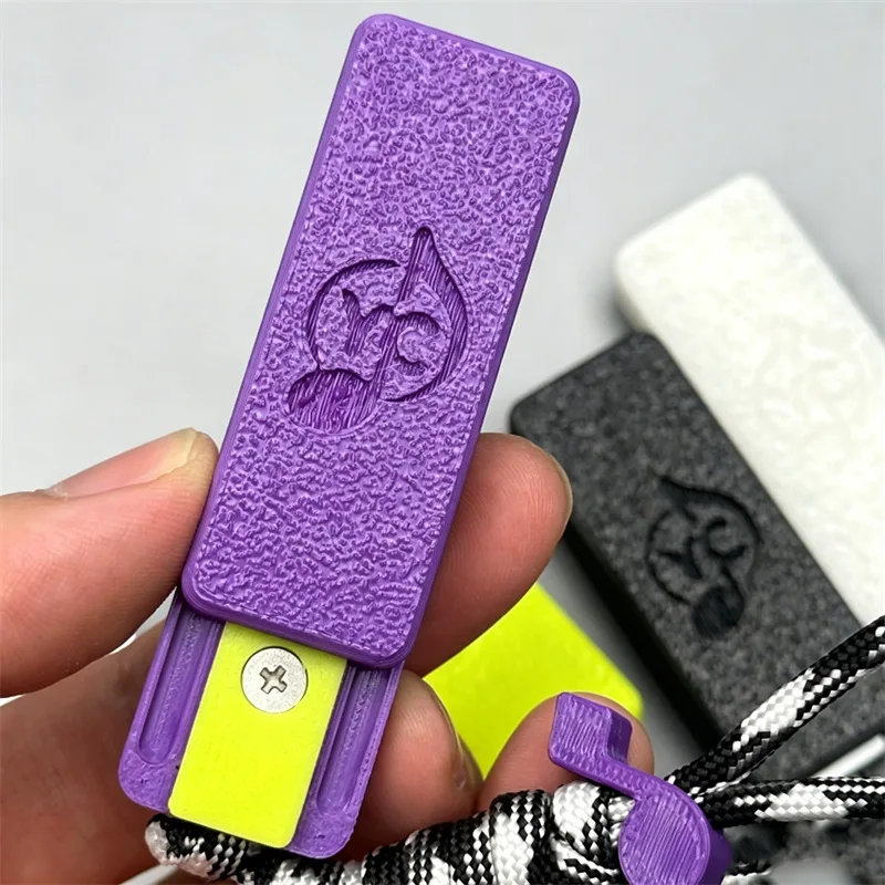 New EDC Fidget Magnetic Push Card Ratchet Wheel Mechanical Slider 3D Printed Push Plate Sensory Stress Relief Toy Anti Anxiety