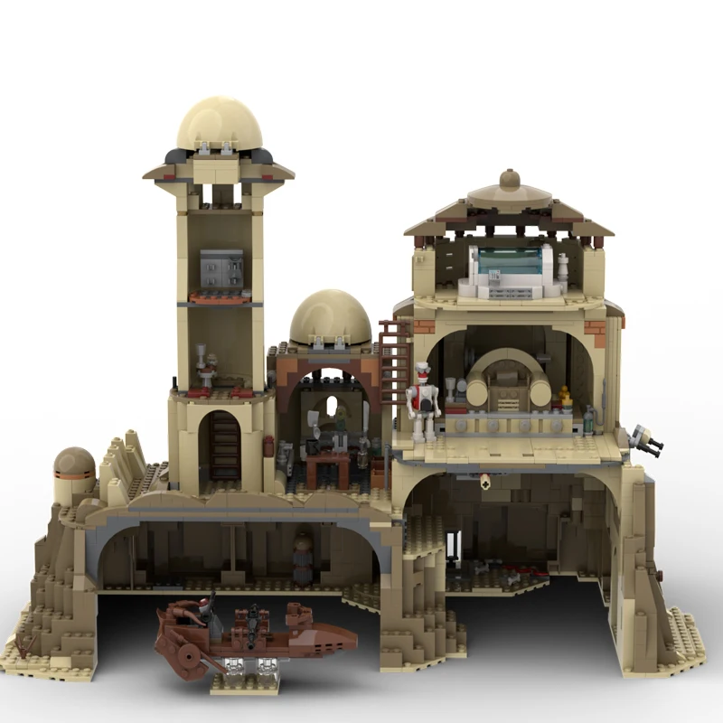 1762PCS MOC Famous star Movie Scene Tatooine The Daimyo\'s Palace DIY creative ideas Children Toy Gift Building Blocks MOC-75059