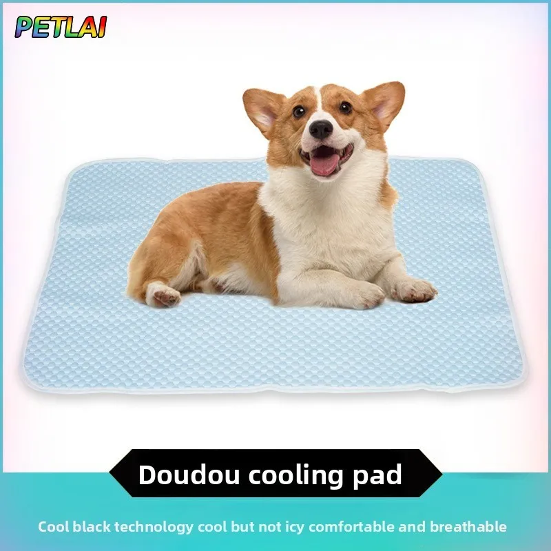

dog cooling pad bed dog cat sleeping summer pad cooling pad comfortable ice sensation temperature regulating pad ice silk
