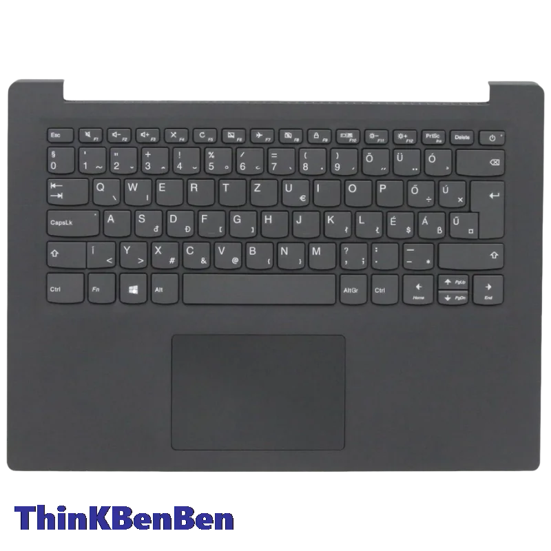 HU Hungarian Texture Iron Gray Keyboard Upper Case Palmrest Shell Cover For Lenovo V14 ADA ARE IGL IIL IKB IWL 5CB0W44508