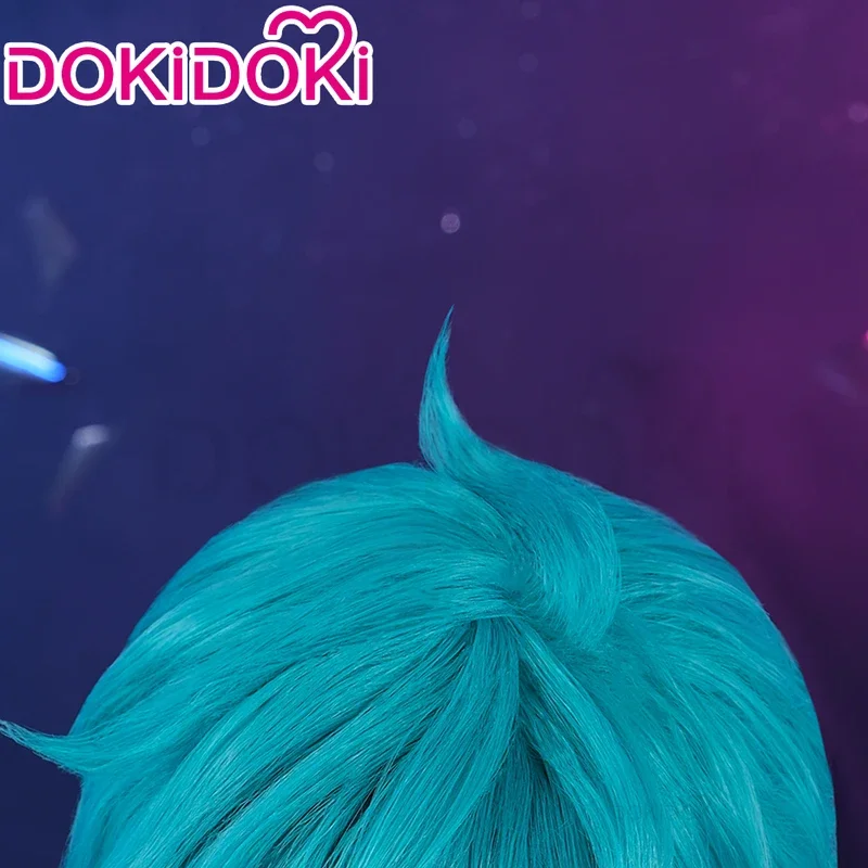 IN STOCK Aphelios Wig Game Cosplay Wig DokiDoki Men Green Hair Aphelios Heart Cosplay Wig Heat Resistant Hair Free Wig Cap