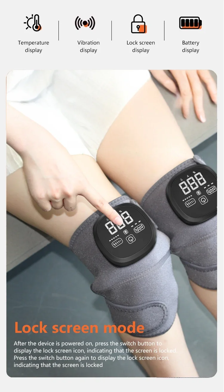 

# For Touch Control Air Compression Heating Electric Knee Massager With Heating #