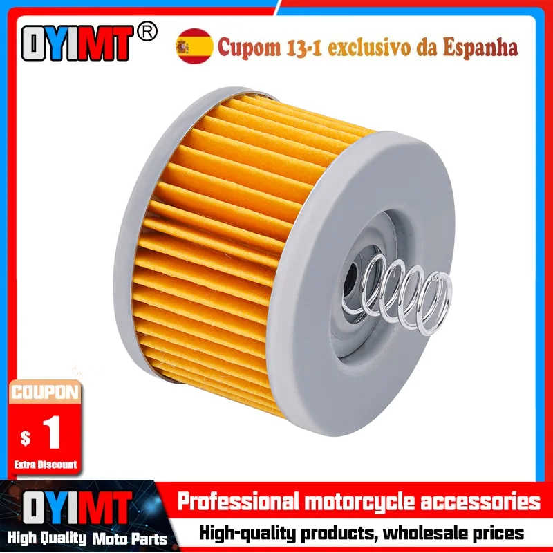 Filtro de aceite incorporado para motocicleta, pieza para Bajaj 100 Boxer CT100 115 Caliber 130 Boxer BM150 135 Pulsar para Yamaha Ys125 FZ16