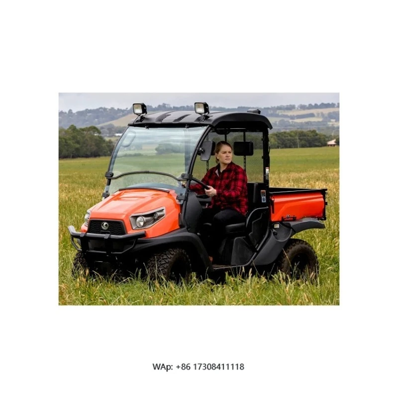 RTV utility vehicle compact rugged equipment suitable for construction farming and rural maintenance