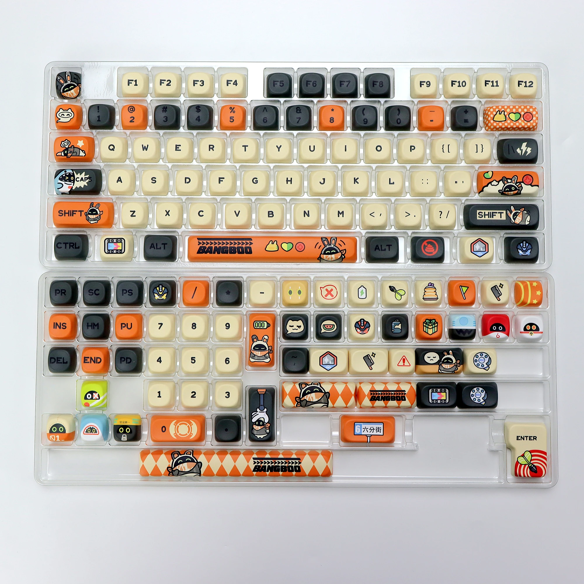 KBDiy لطيف أنيمي ZZZ Bangboo Keycap PBT KOA الملف الشخصي أليس سبليت سبيس ISO كيكابس مخصص ل 60 لوحة المفاتيح الميكانيكية 133 مفتاح مجموعة