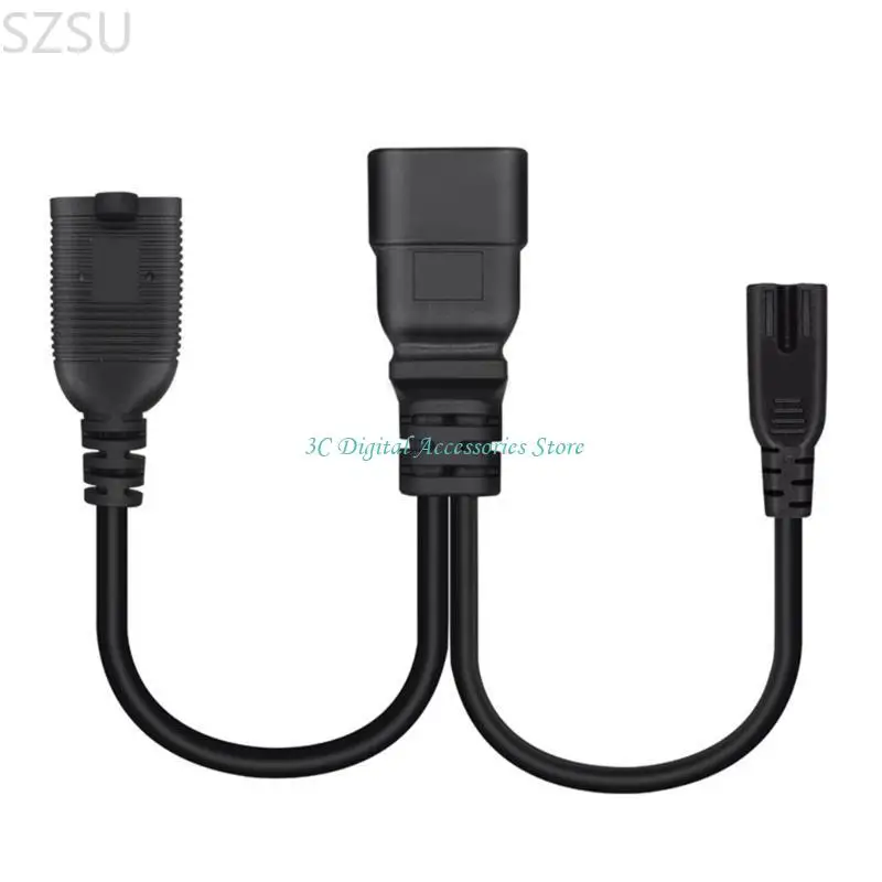 

SZSU Y-splitter Power Cord C20 to IEC320 C7+Nema 5-20R Connectors Power Adapter Line