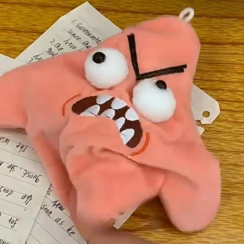 تتحرك ومهيج الوردي ستار الضغط مضحك الإلكترونية ألعاب من نسيج مخملي حقيبة المعلقات ألعاب من نسيج مخملي المزحة هدايا للأطفال أو الكبار