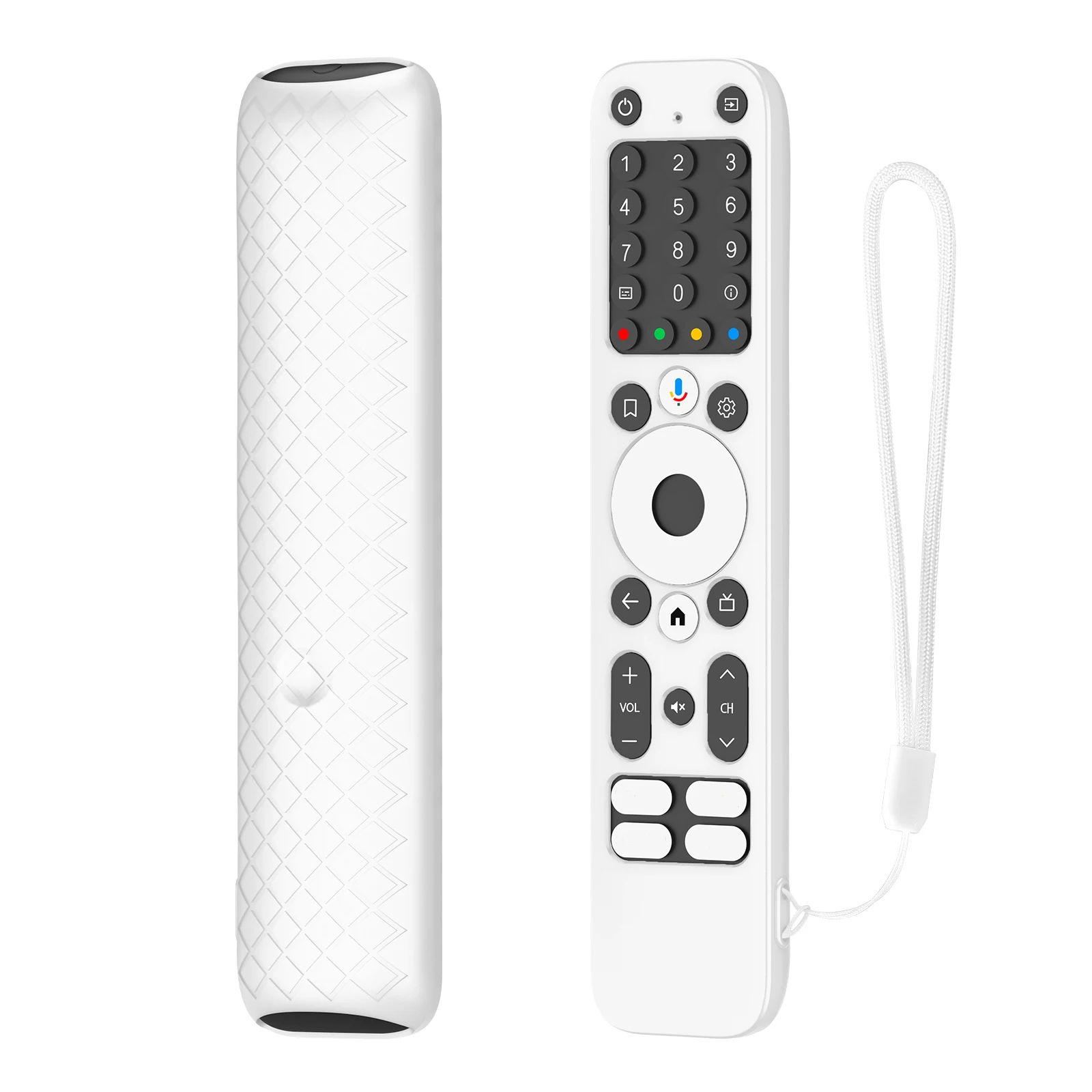 Carcasa de silicona suave para Homatics Box R 4K, cubierta protectora antideslizante con cordón