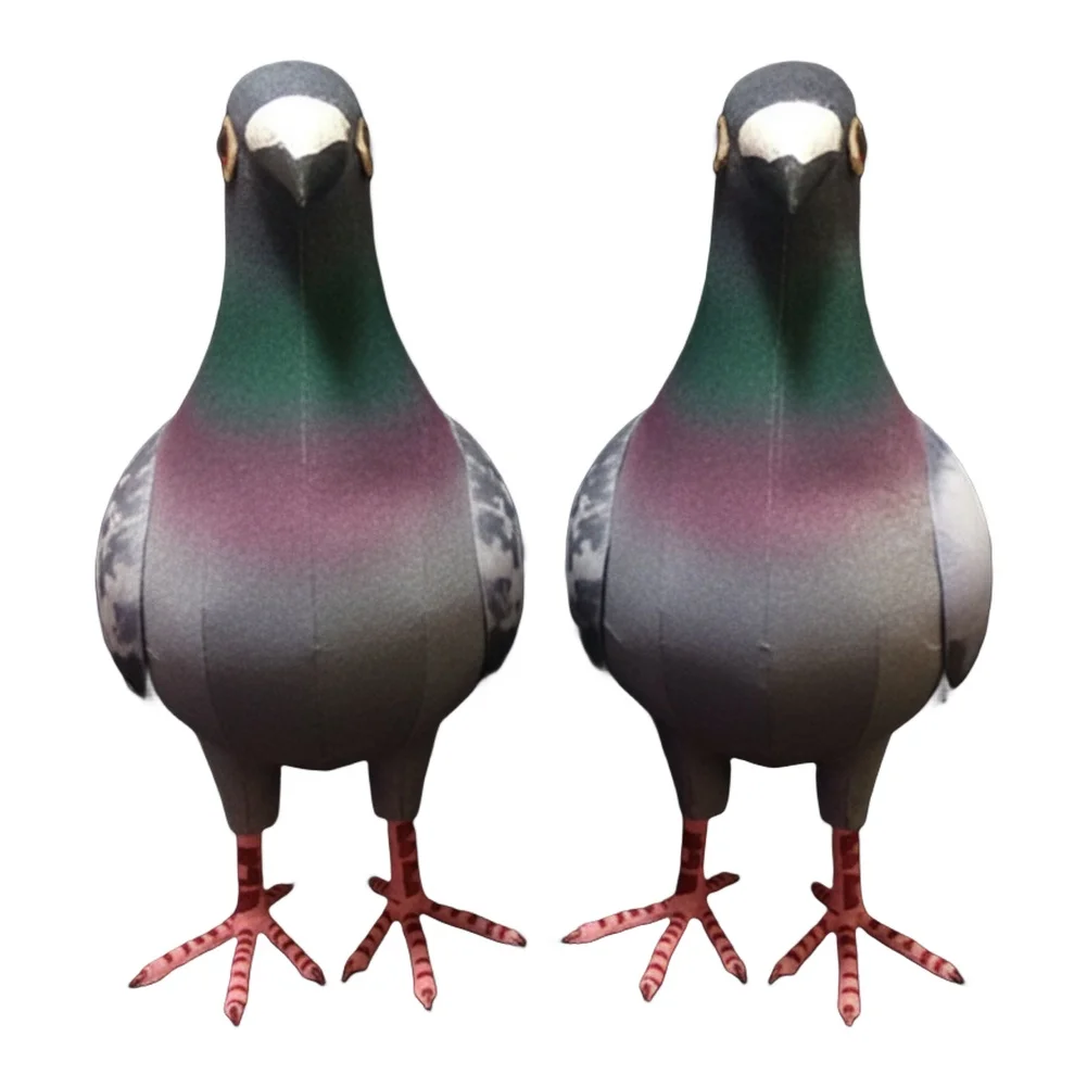For Home Decor For Garden Decor Realistic Pigeon Approximate Length 22-25 Cm Not Water Resistant Various Colors And Poses