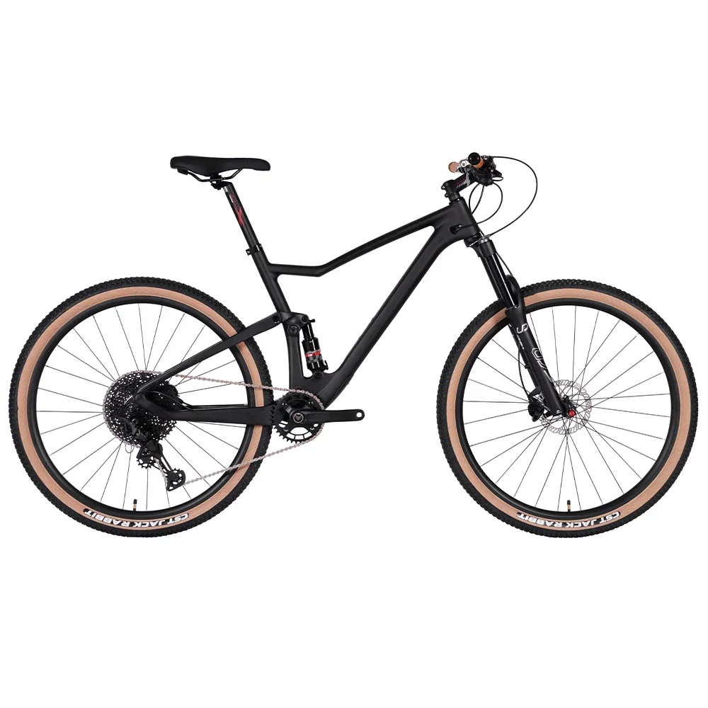 TRIFOX carbon fiber mountain bike full suspension mtb 29 inch M6100-12 Speed dual suspension mtb complete bike