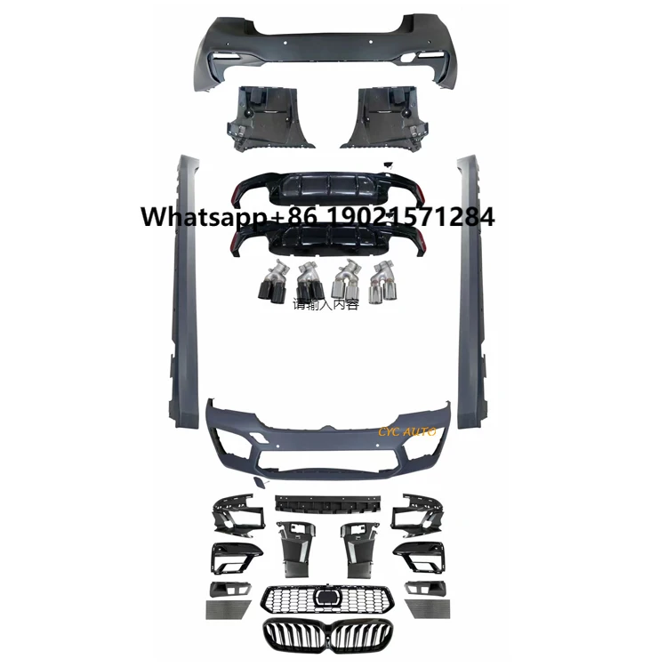 

Car Parts G30 Full Bumper for 5 Series G30 Upgrade M5 Bodykit 525i 530i 540i 2020 2021
