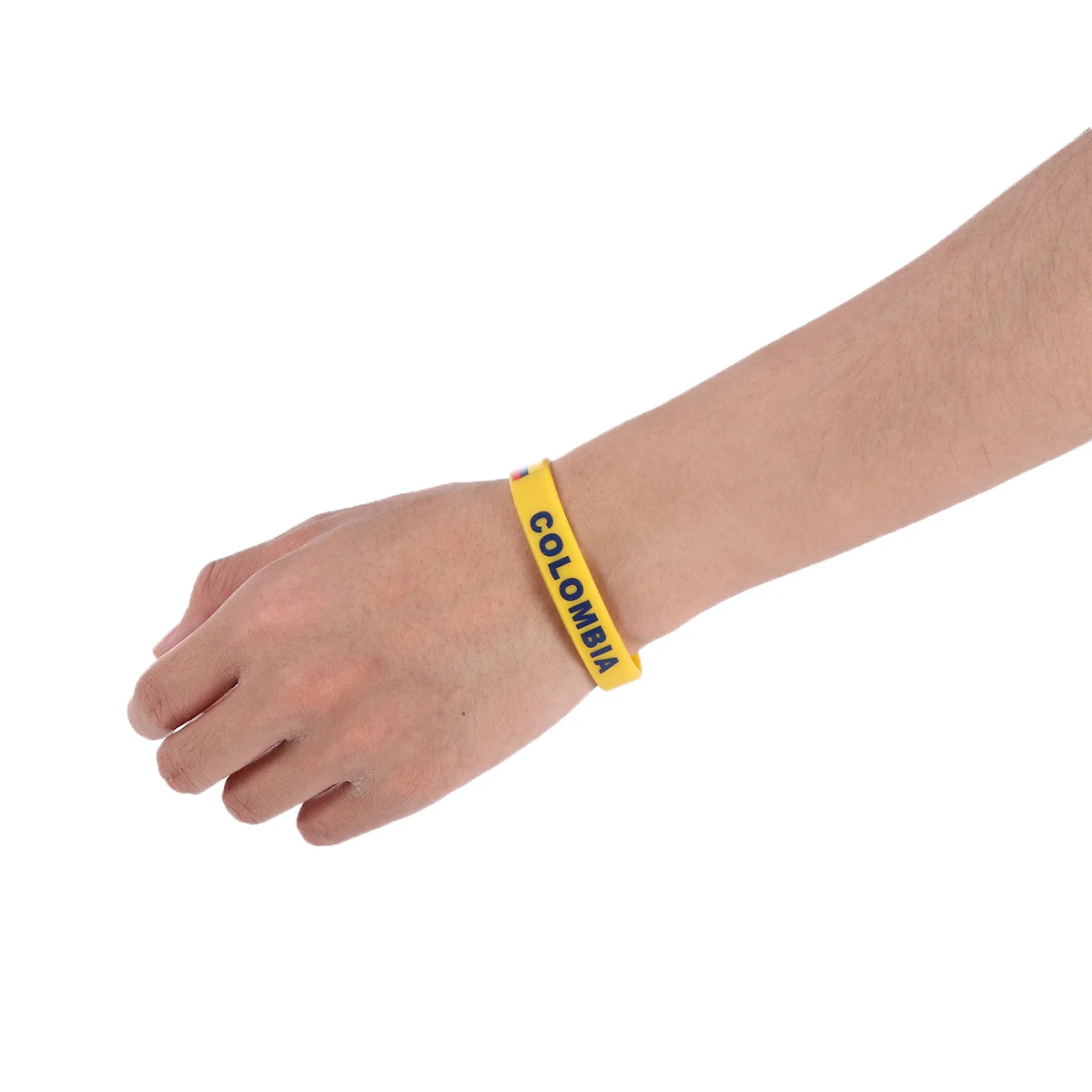 

5Pcs Silicone Wristband Country Flag Printed Bracelet Soft Comfortable Sports Fan Accessory for Games Football Match Patriotic