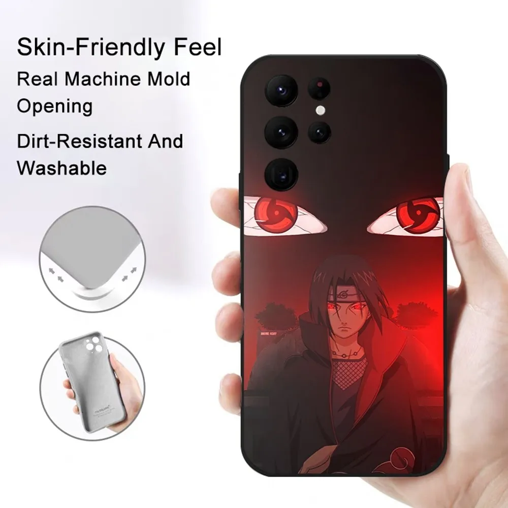 comic P-Prime sasuke Phone Case Samsung S series s20 s21 s22 s23 s24 FE Plus Ultra TPU Soft to Skin-friendly case