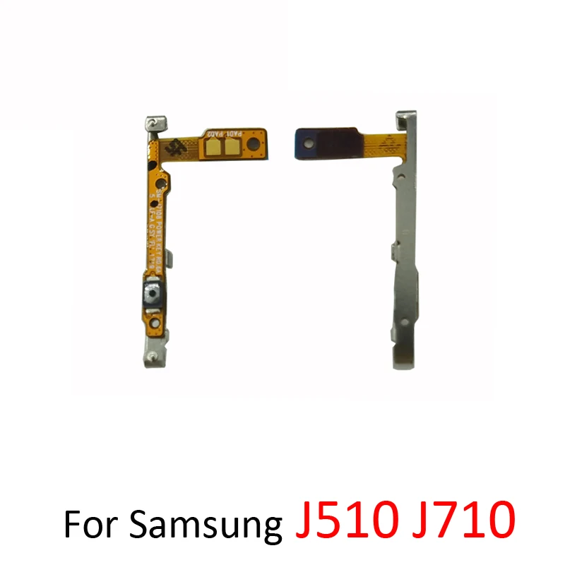 

Поп для Samsung Galaxy J5 2016 J510 J510F J510FN J510H J510M J510G Новая кнопка питания для телефона, кнопка включения и выключения, гибкий кабель для J7 Metal J71