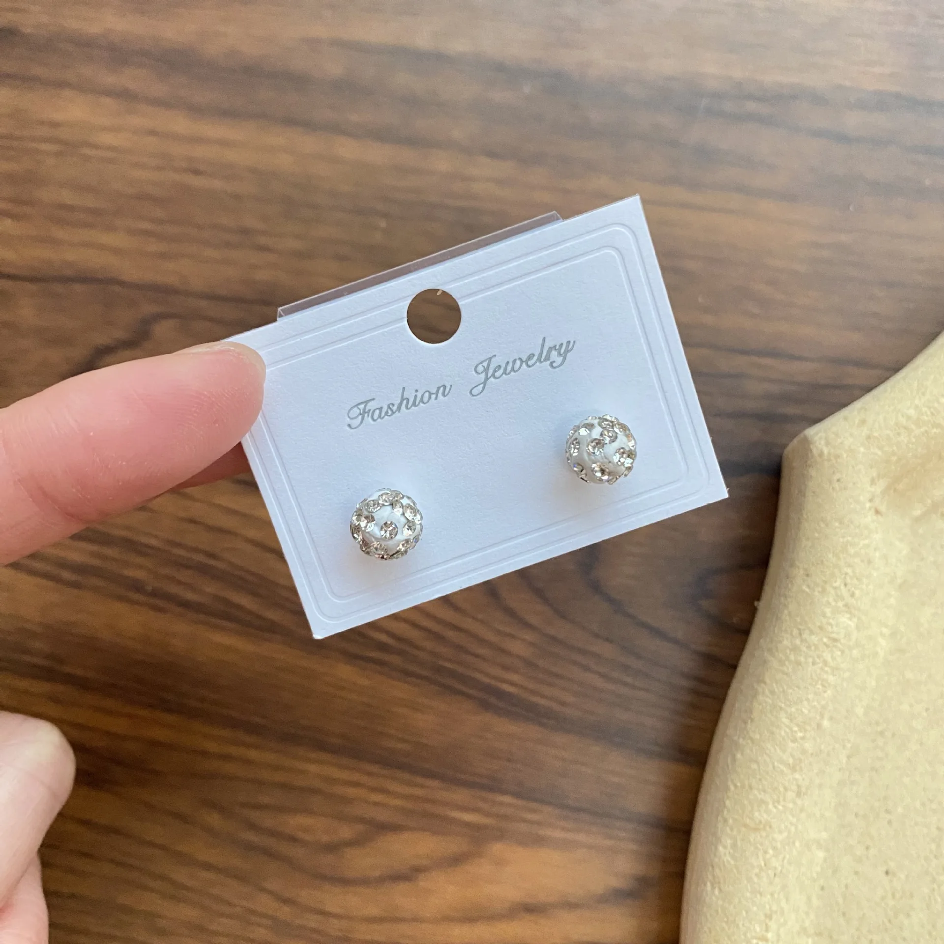 25PCS Fashion White Standable PVC Earring Cards Waterproof Hanging Jewelry Display Holder DIY Packaging Supplies Wholesale