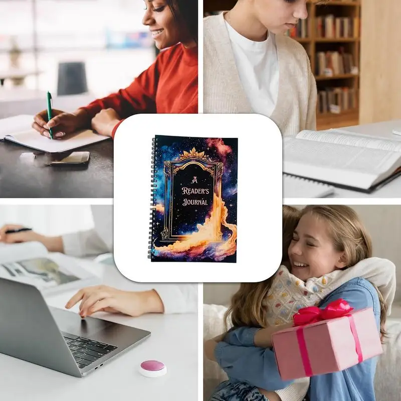 Lettura Log Goal Impostazione Cancelleria Diario di lettura per lettori di libri Per dormitorio Biblioteca Casa Viaggi Camera da letto Studenti Bambini Adulti