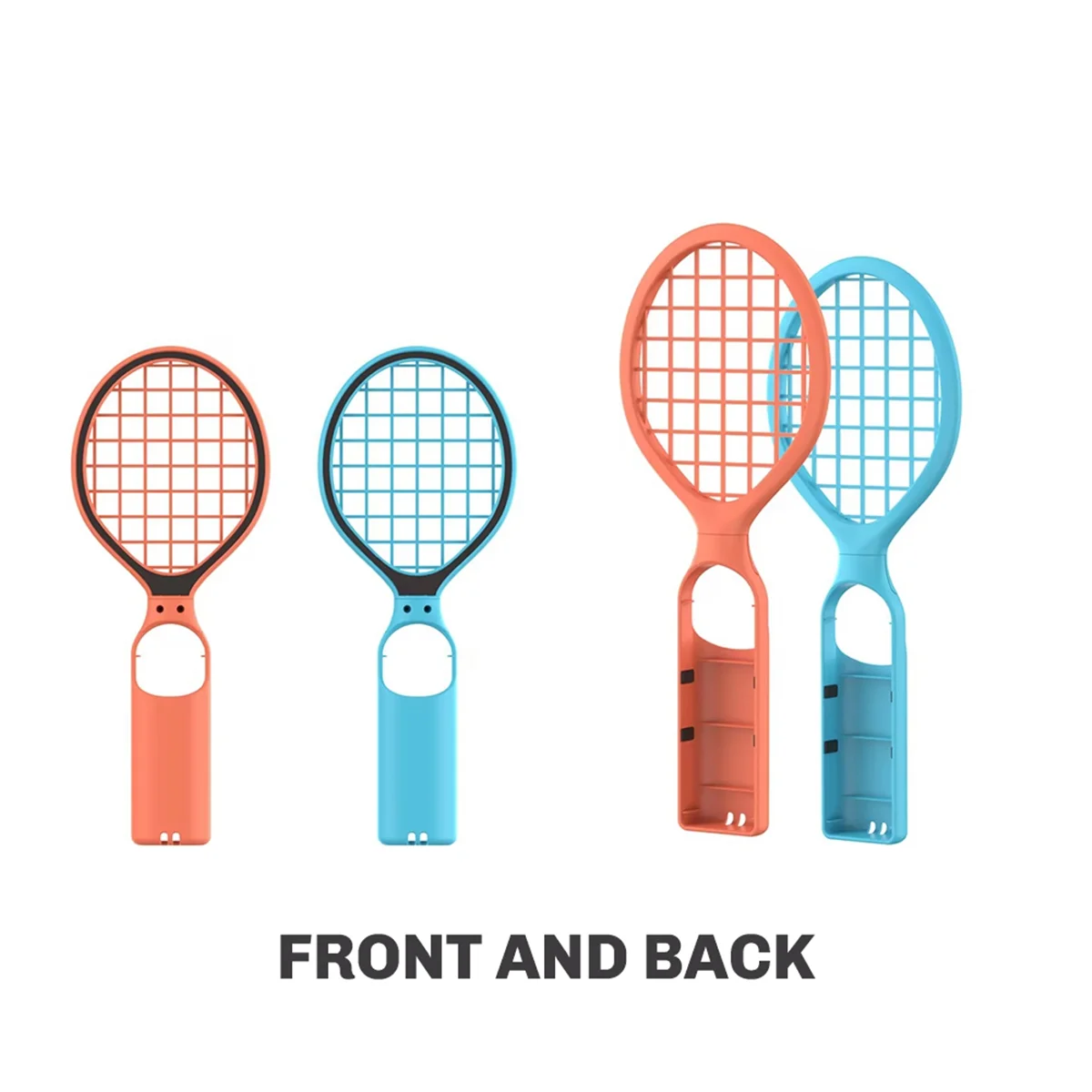 2Pcs Tennis Racket for Switch 2 Controller Grips Wrist Strap Tennis Accessories Enhanced Gaming Experience